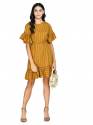 Buy DesiNoor.com One Piece Mustard Frock At Retail thumb 1