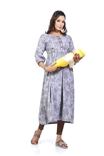 Get DUMMY SHAPE Rayon Feeding Kurti At Wholesale Price