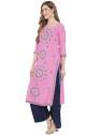 Buy Women Pink Kurti By Ramaâ€™s Brand thumb 3