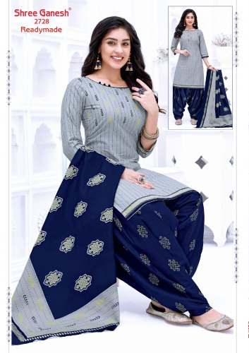 Ikat Cotton Dress Material by Shree ganesh by Naveen Garments