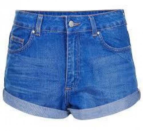 Girls Denim Shorts by Gargi Collection