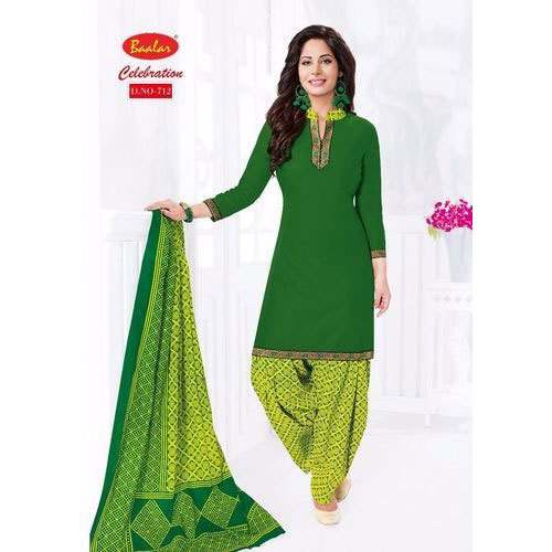 Ladies Cotton Unstitched Suit by Ramdev Textiles