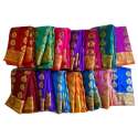 Ladies Embosed  Pattu Saree