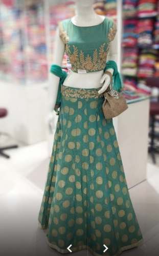 Semi Stitched Party wear Lehenga  by Bhagwati Vastram