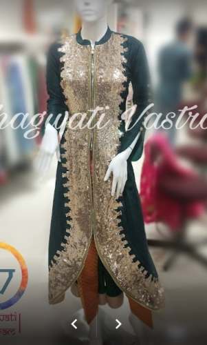 Wedding wear heavy Embroidered Dress by Bhagwati Vastram