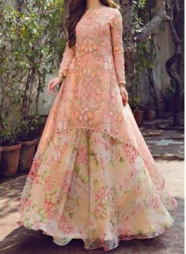 Wedding Wear Girls Indo Western Gown by BRAND VILLA Western Outfit