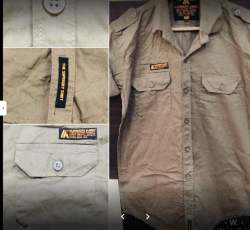 Light Brown Front Pocket Shirt 