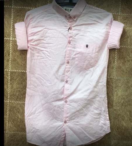 Plain Pink Gents Shirt  by The Fascinatte Town