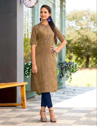 Ladies Straight Digital Print Kurti