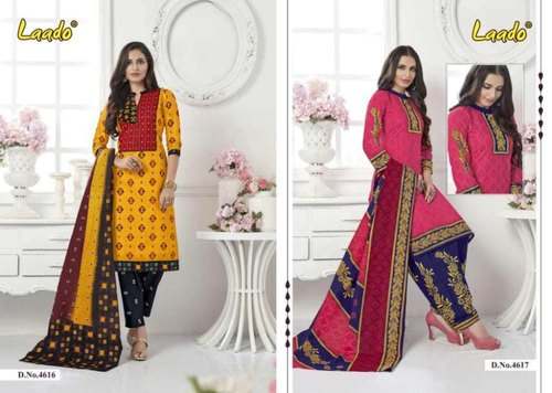 LADO VOL 46 Catalog Unstitched Suit by MC Design