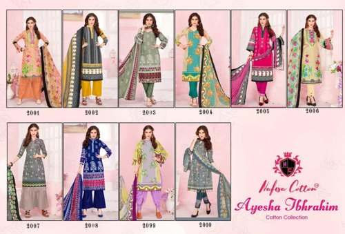 Pakistani Lawn Cotton Dress Material