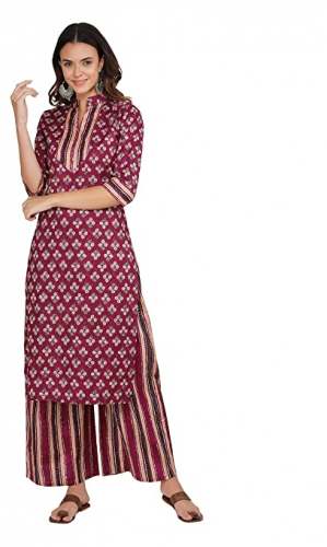 Buy Cotton Kurti Palazzo Set By Ratan Brand
