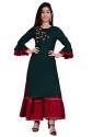 Get Shrine Brand Rayon Kurti At Wholesale Price