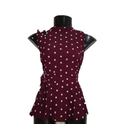 Polka Dot Girls Western Top  by Winslette