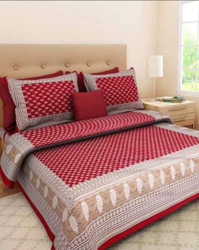 Fancy Cotton Double Bed Sheet 100*90 Size  by Palboyz