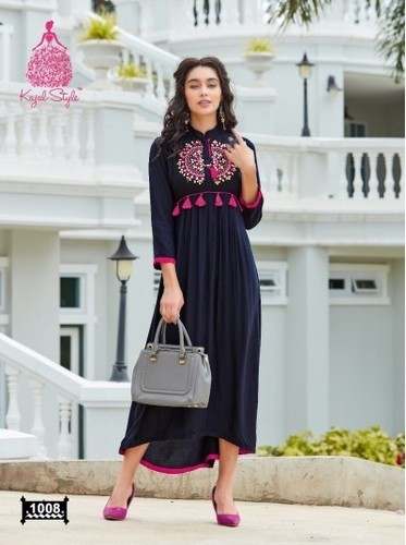 Stylish Long Women Kurti  by Guru Kripa Collection