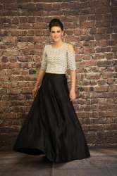 Designer Crop Top Skirt Lehenga 