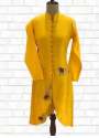 stand-collar-yellow-festive-wear-kurti