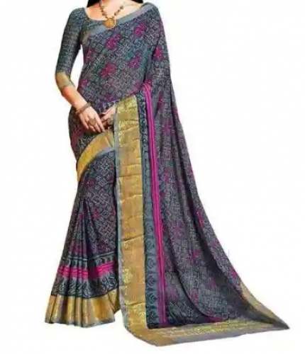 Unique Printed Party wear Saree by Kothari Sons