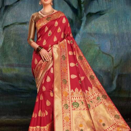 Party wear Banarasi Silk Saree