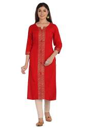 Buy Rayon Straight Kurti By JAIPUR ATTIRE Brand