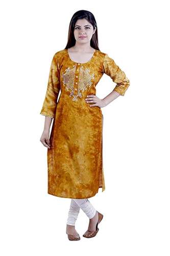 Buy Sreshee Brand Cotton Embroidery Kurti by Sreshee