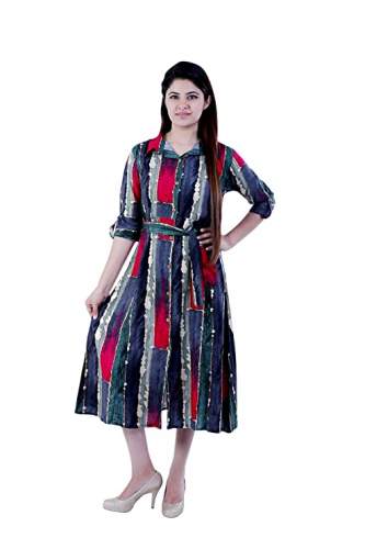 Get Sreshee Rayon Printed Short Kurti At Wholesale by Sreshee