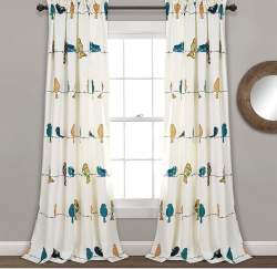 Fancy Butterfly printed window curtain