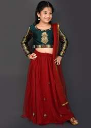 Designer Work Net Girl Lehenga