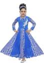 Fancy Designer Printed Girls Gown 