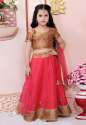 Designer Girl Lehenga With Jacquard Print  