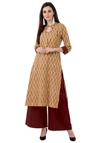 Buy Kurti Palazzo Set By Bright Cotton Brand  by Bright Cotton