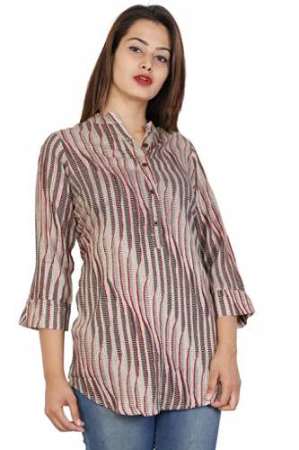 Buy Women Short Kurta By Bright Cotton Brand by Bright Cotton