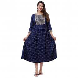 Buy Ashta Vinayak Creations Rayon Kurti