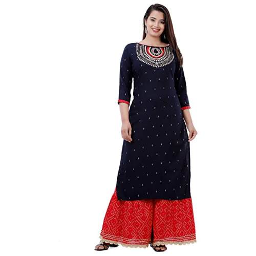 Get Ashta Vinayak Creations Kurti Palazzo Set by Ashta Vinayak Creations