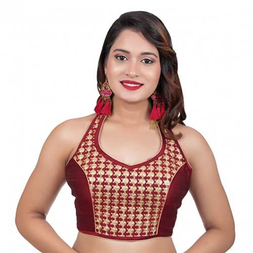 Buy Biyu Being With You Brand Maroon Blouse by Biyu Being With You