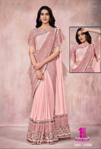 New Collection Pink Banarasi Silk Saree  by Awatram and Sons