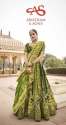 New Green Embroidery Lehenga Choli For Women