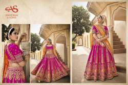 Premium Quality Pink Bridal Wear Lehenga 