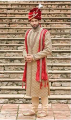 Fancy Groom Sherwani  by Wedding Couture