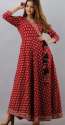 Printed Flared Sleeves Gotta Patti Anarkali Kurti thumb 2
