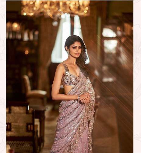 Designer Sequence Work Georgette Sarees 