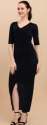 Women Bodycon Black Dress thumb 2