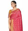 Womens Banarasi Silk Tussle Saree  thumb 5