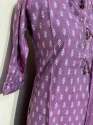 Chanderi Kurti with Dupatta Set in Hand work  thumb 3