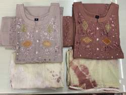 Hand work Kurti With Pant Set