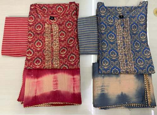 Ladies Printed kurti With Pant