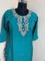 Modal Embroidered Kurti Pant Set  thumb 1