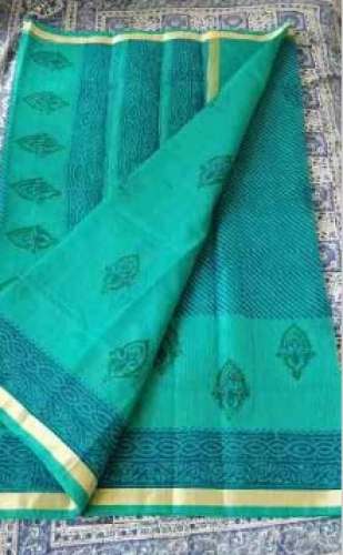 fancy cotton saree  by Meraki