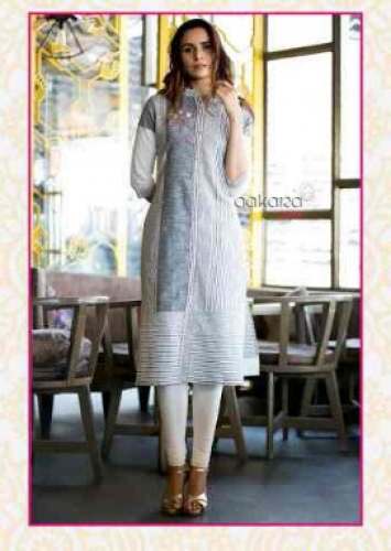 straight cotton kurti for women  by Meraki